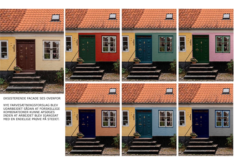 Farvesætning Facade Arkitekt